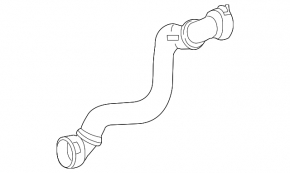 Патрубок охлаждения нижний Mercedes C-class W205 300 19-21