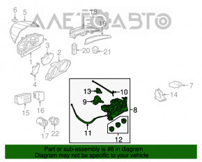 Управление климат-контролем Mazda3 MPS 09-11 царапины