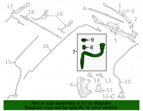 Горловина бачка омивача Land Rover Range Rover Evoque 12-18