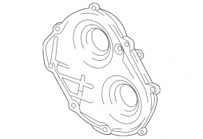 Крышка ГБЦ Audi A6 C8 19-25 3.0T левая