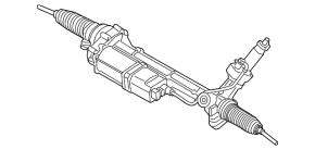 Рейка рулевая ЭУР BMW X5 F15 14-18 M, S63
