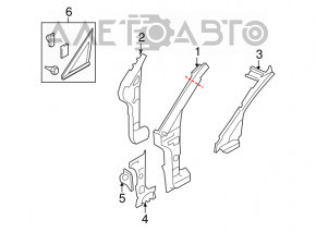 Четверть передняя левая Subaru b10 Tribeca