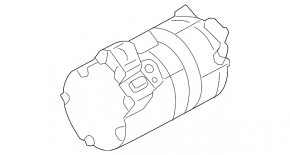 Компрессор кондиционера BMW 4 F32/33/36 17-20 B46