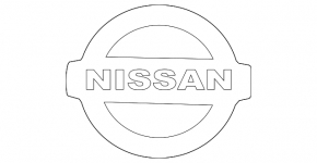 Эмблема значок двери багажника Nissan Rogue Sport 17-22