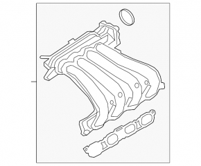 Коллектор впускной Nissan Versa 16-19 1.6 тип 2