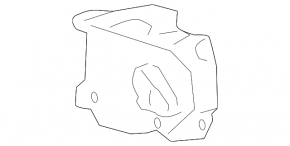 Актуатор моторчик привод печі кондиціонер верхній Toyota Sequoia 08-16
