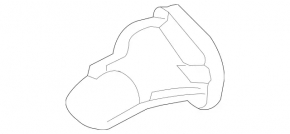 Насадка глушника права Mercedes W213 E 300/350 17-23 хром