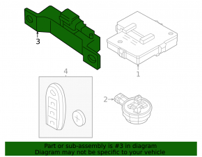 Антенна keyless Nissan Ariya 23-26