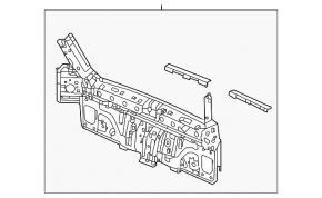 Задняя панель Honda Civic XI FE/FL 22-24 5d