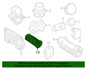 USB Hub Ford Edge 15-24 задній