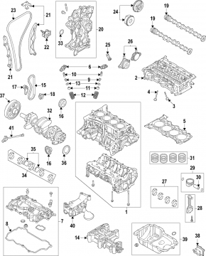 Масляный насос ДВС Hyundai Santa Cruz 21-26 2.5