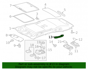 Ручка потолка передняя левая Lexus CT200h 11-17 черная