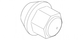Гайка колесная d19 M12x1.5 Ford Ecosport 18-22 тип 1