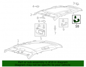 Ручка потолка задняя правая Ford Escape MK4 20-22 серая