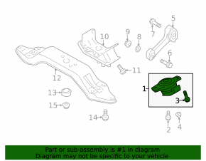Подушка двигателя левая Subaru Outback 20-23