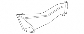 Воздуховод охлаждения тормозов левый BMW X2 F39 18-23 M35i