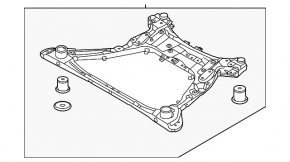 Подрамник передний Kia Sportage 23-26 HEV AWD