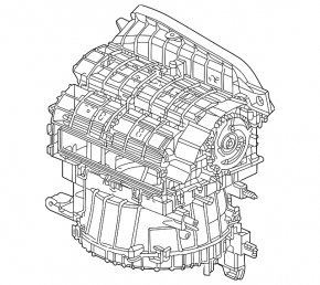 Корпус печки голый вентиляция Honda Civic XI FE/FL 22-26