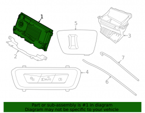VIRTUAL COCKPIT CONTROL MODULE BMW 3 G20 23-26