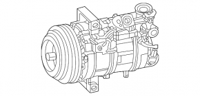 Компрессор кондиционера Mercedes A-class V177 19-22 M260