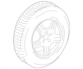 Запасное колесо докатка Mercedes W167 GLE 350 450 20-25 R19 155/80