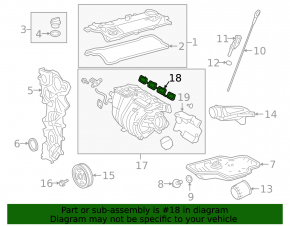 Коллектор впускной Lexus ES250 19-26