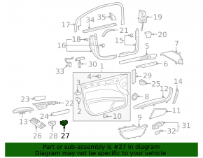 Кнопка закрытия двери багажника внутренняя Audi Q5 8R 09-17
