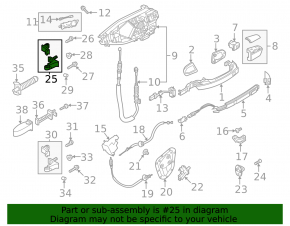 Петля двери верхняя задняя правая Audi A6 C8 19-24