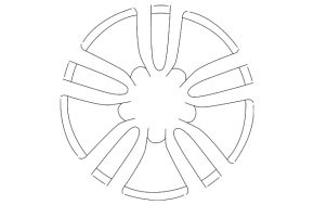 Комплект дисков R16 4шт VW Tiguan 09-17 тип 1