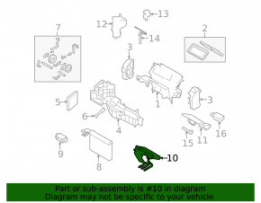 Радіатор обігрівача печі BMW X5 E70 07-13 без клімат-контролю
