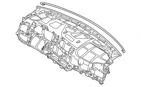 Каркас торпеды Kia Sportage 23-25