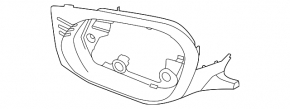 Корпус дзеркального елемента правий Kia EV6 22-26