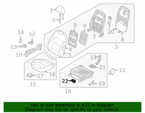 Seat Climate Control Module Kia Niro 17-22 HEV, PHEV