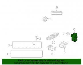 IGNITION CONTROL MODULE ECU Mercedes GLC 16-22
