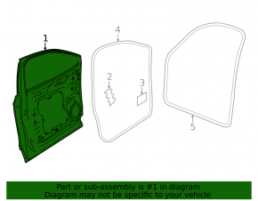 Дверь в сборе передняя правая Volkswagen ID.4 21-22