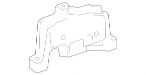 Подушка двигуна права Mercedes CLA 250 14-19