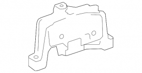 Подушка двигателя правая Mercedes CLA 250 14-19