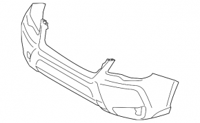 Бампер передній голий Subaru Forester 14-18 SJ 2.0
