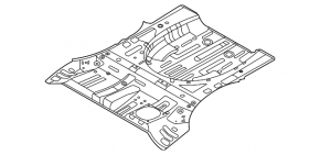 Корыто багажника Hyundai Tucson 22-24 2.5 Korea