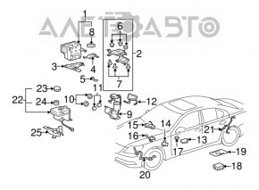 SKID CONTROL Lexus LS460 LS600h 07-08 rwd