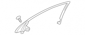 Рамка двери внутренняя передняя левая Lexus GS300 GS350 GS430 GS450h 06-11