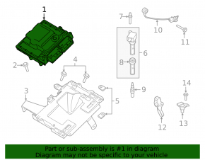 Блок ECU компьютер двигателя Ford Explorer 20-25 2.3T
