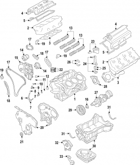 Шестерня распредвала левая Nissan Maxima A36 16-23
