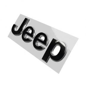 Емблема капота Jeep Grand Cherokee WL 21-26 чорний глянець