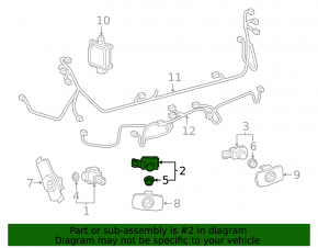 Парктроник переднего бампера внутренний Toyota Prius 50 16-22