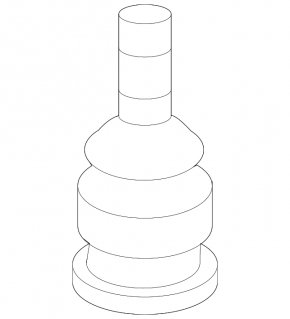 Шаровая опора передняя левая Mercedes X164 GL W164 ML