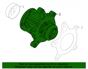 Помпа водяная Hyundai Santa Fe 24-26 1.6