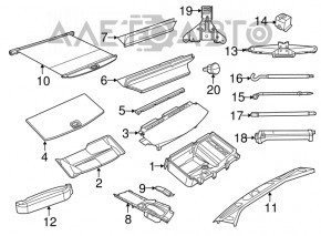 Ручка домкрата Dodge Durango 11-26
