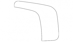 Зеркальный элемент правый Lexus RX300 98-03