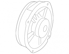 Динамик задний левый VW Beetle 12-19 fender, сломано крепление